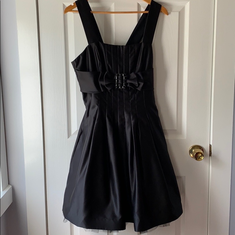 Black cocktail dress
